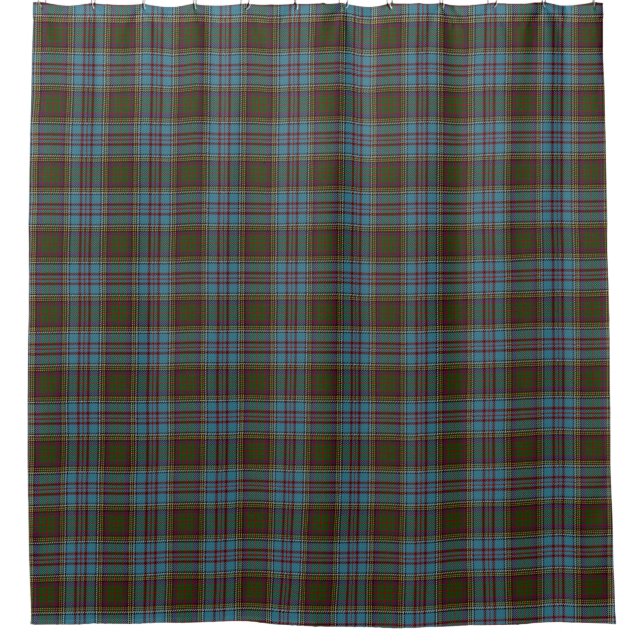 Cortina Para Box Tartan escocês da herança de Anderson do clã (Frente)
