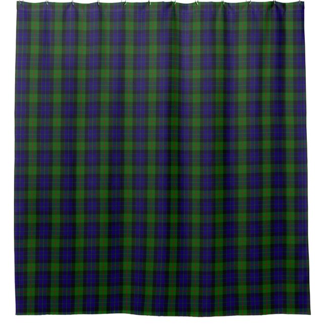 Cortina Para Box Tartan escocês da herança de Gunn do clã (Frente)