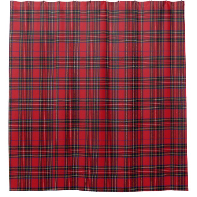 Cortina Para Box Tartan real de Stewart (Frente)