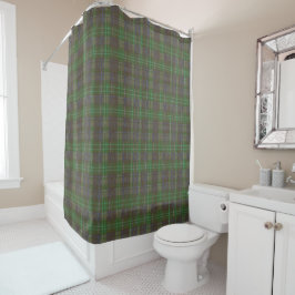 Cortina Para Box Tartan Verde Floresta Cabana