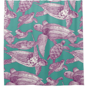 Cortina Para Box tartaruga-do-mar