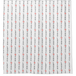 Cortina Para Box Te Amo Coração