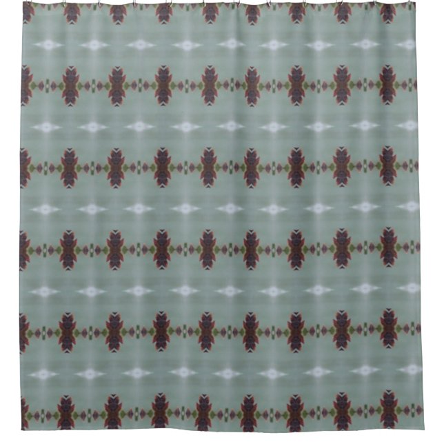Cortina Para Box Teal E Plum (Frente)