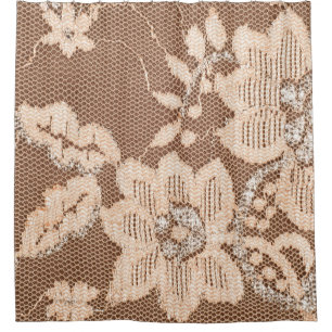 Cortina Para Box Tecido do local de textura. rendas em haste branca