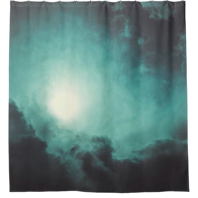 Cortina Para Box Tempestade de vento nuvens do céu de textura (Frente)