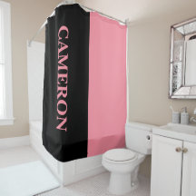 Tendência 2 cores | Nome | Rosa Preto e Salmão