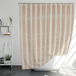 Cortina Para Box Terracotta Cream Moderna Greve Minimalista Boho
