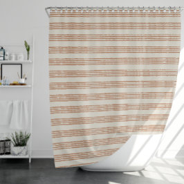 Cortina Para Box Terracotta Cream Moderna Greve Minimalista Boho