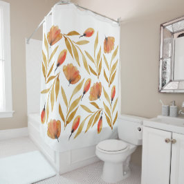 Cortina Para Box Terracotta Mustard Yellow