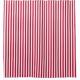 Cortina Para Box Teste padrão branco vermelho clássico da listra
