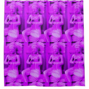 Cortina Para Box teste padrão de aplauso roxo dos buddhas