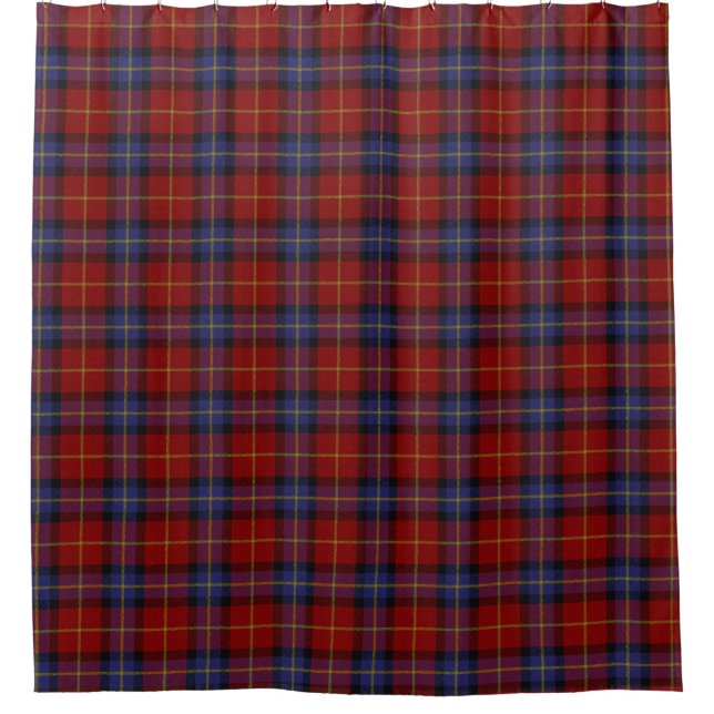 Cortina Para Box Teste padrão do Tartan (Frente)
