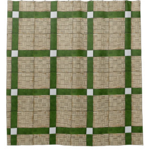 Cortina Para Box Teste padrão mediterrâneo cerâmico dos azulejos