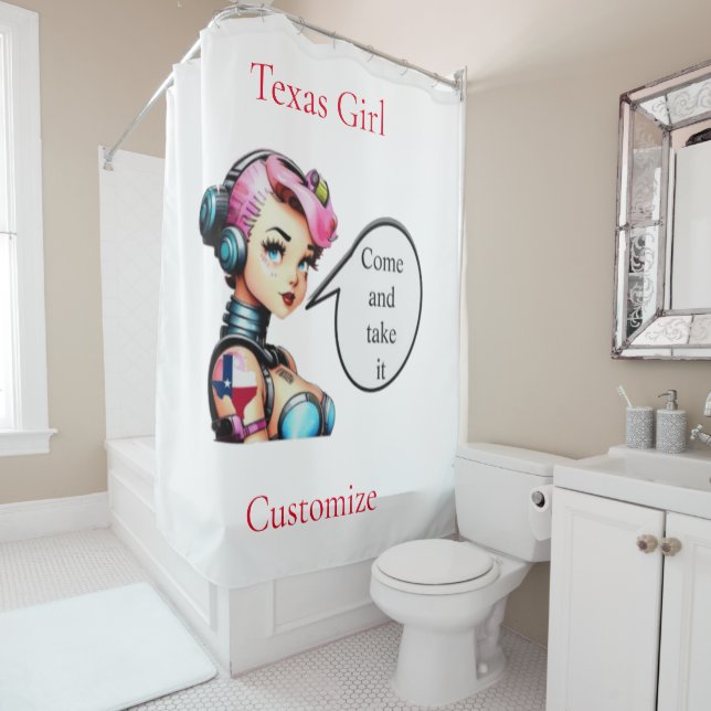 Cortina Para Box Texas Girl Thunder_Cove (In Situ)