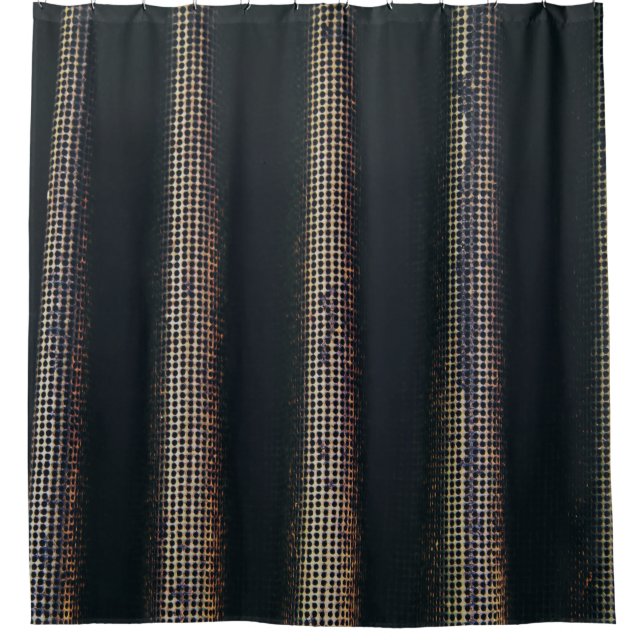 Cortina Para Box Têxteis de cinza e preto (Frente)