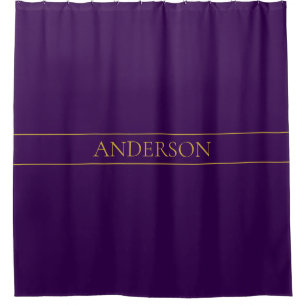Cortina Para Box Texto Personalizável Elegante Dourado e profundo