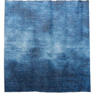 Cortina Para Box Textura de jeans de denim azul