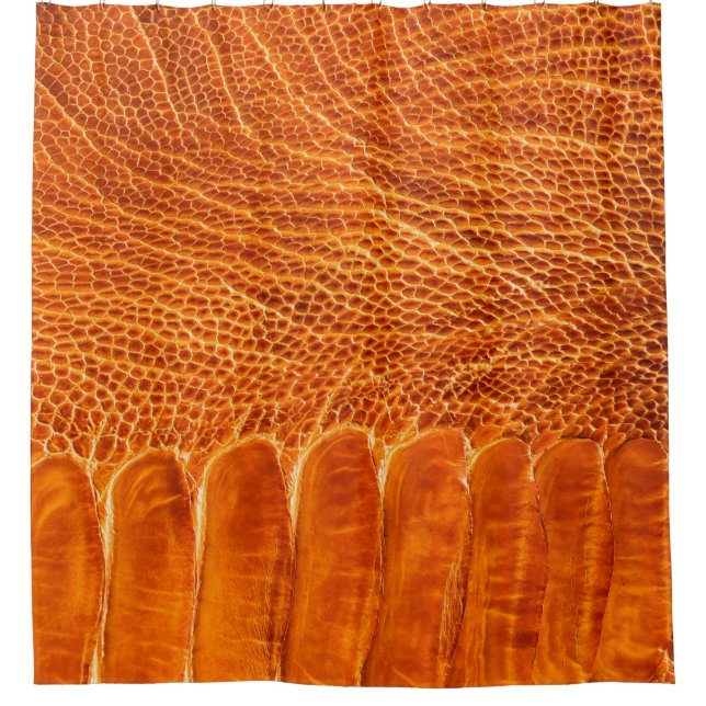 Cortina Para Box Textura em couro de avestruz (Frente)