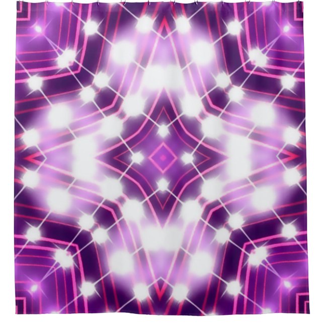 Cortina Para Box Textura em Segundo Plano Dinâmica das Projeturas (Frente)