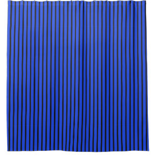 Cortina Para Box textura listrada azul