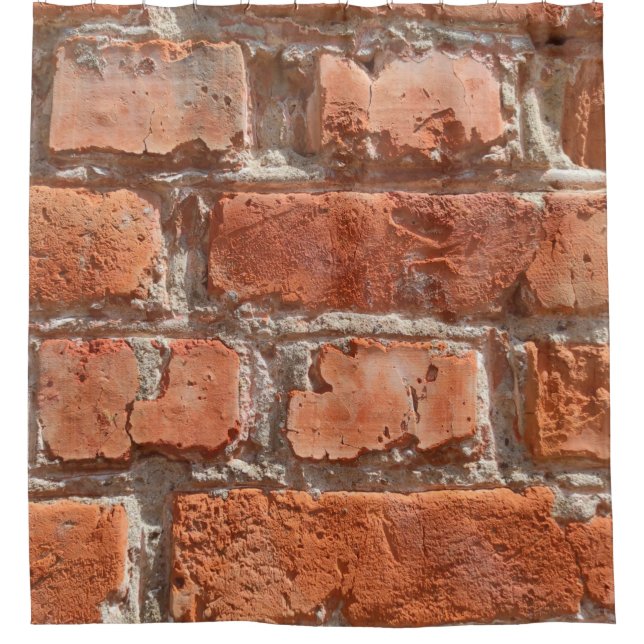 Cortina Para Box Texture of old weathered brick. Background of old  (Frente)