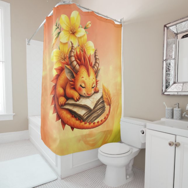 Cortina Para Box The Little Mystic Dragon.  (In Situ)