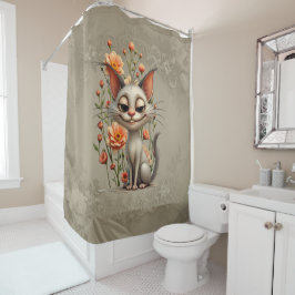 Cortina Para Box The mischievous cat