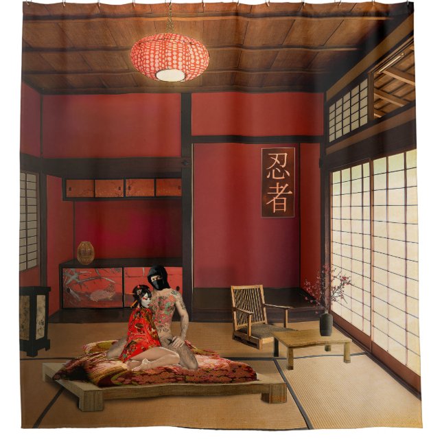 Cortina Para Box The Ninja (Frente)