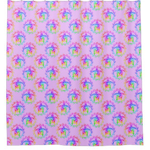 Cortina Para Box Tie Dye Tribal Turtle Moari Sun Rosa