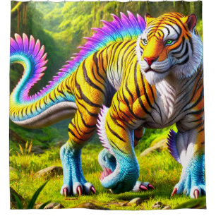 Cortina Para Box Tiger Dinosaur