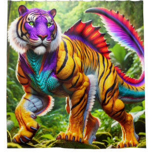 Cortina Para Box Tiger Dinosaur