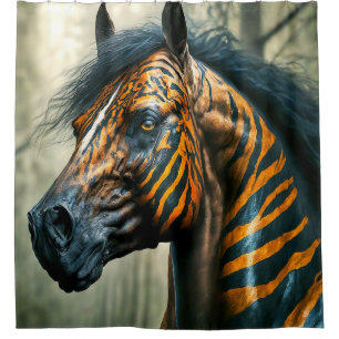 Cortina Para Box Tiger Horse