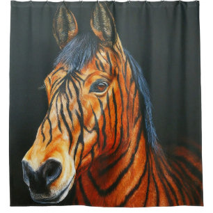 Cortina Para Box Tiger Horse