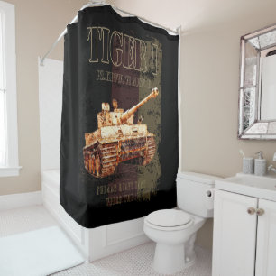 Cortina Para Box Tiger I German Heavy Tank WII com bandeira alemã