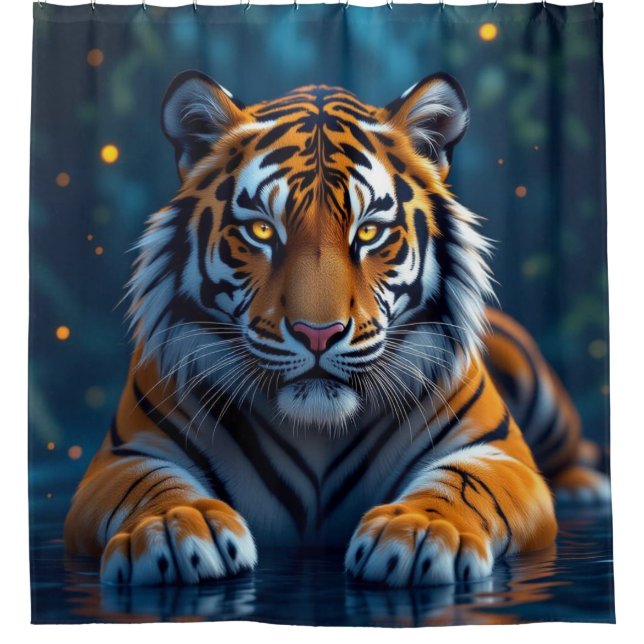 Cortina Para Box „Tiger – König des Dschungels“ (Frente)