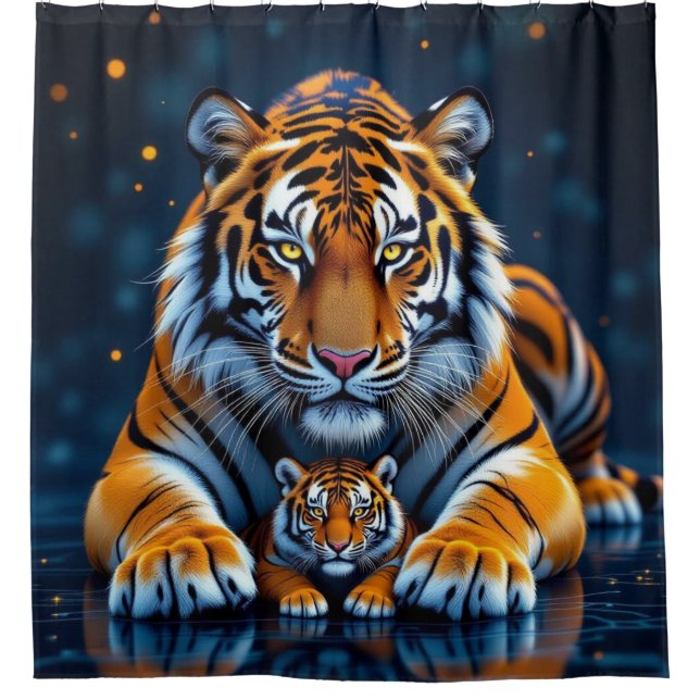 Cortina Para Box „Tiger – König des Dschungels“ (Frente)