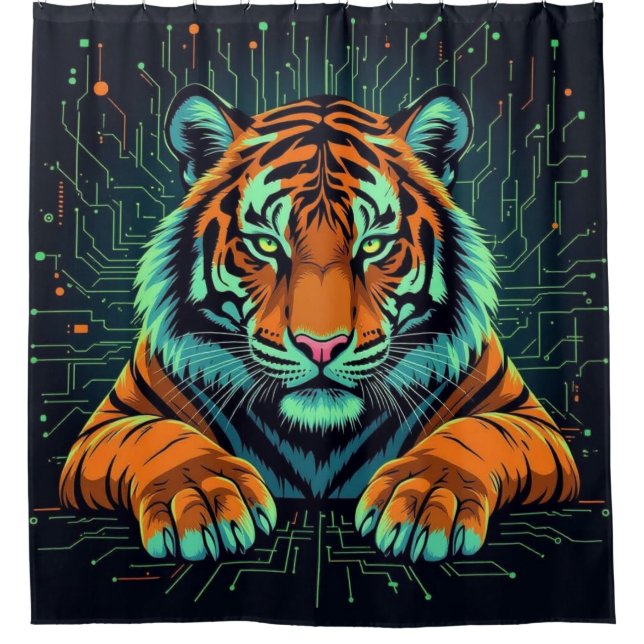 Cortina Para Box „Tiger – König des Dschungels“ (Frente)