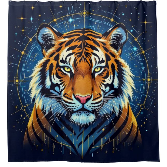 Cortina Para Box „Tiger – König des Dschungels“ (Frente)