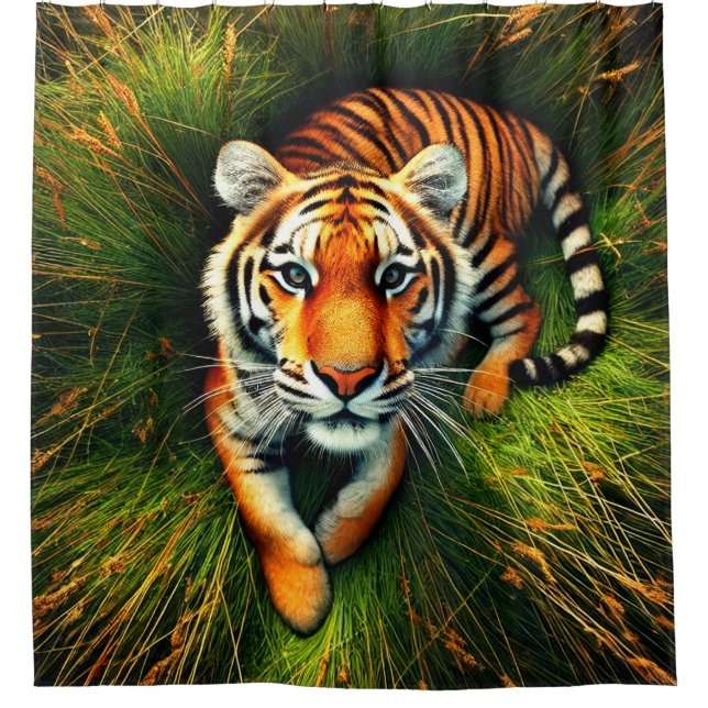 Cortina Para Box Tigre (Frente)