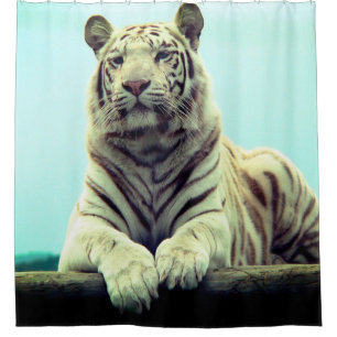 Cortina Para Box Tigre Branco