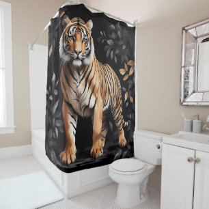 Cortina Para Box Tigre Real Majestoso