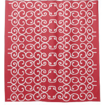 Tijolo vermelho com rolos brancos