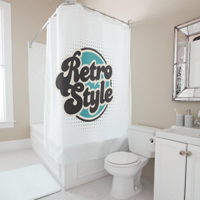 Cortina Para Box Tipografia Retroativa (In Situ)