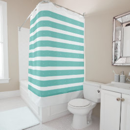 Cortina Para Box Tiras brancas e lacrimejas leves