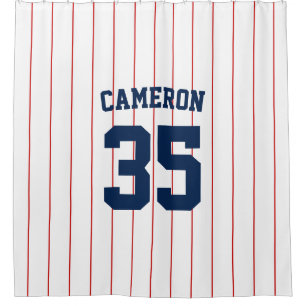 Cortina Para Box Tiras de Baseball Jersey de Cores Totalmente Edit