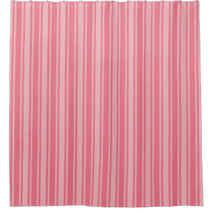 Cortina Para Box Tiras de doces cor-de-rosa-coral