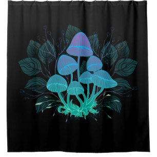 Cortina Para Box Toadstools em arbustos