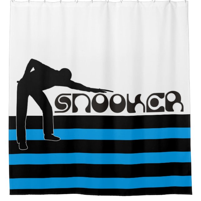 Cortina Para Box TOCANDO fonte moderna SNOOKER + suas ideias (Frente)