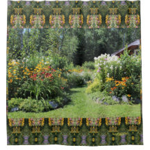 Tome o trajeto do jardim da casa de campo!