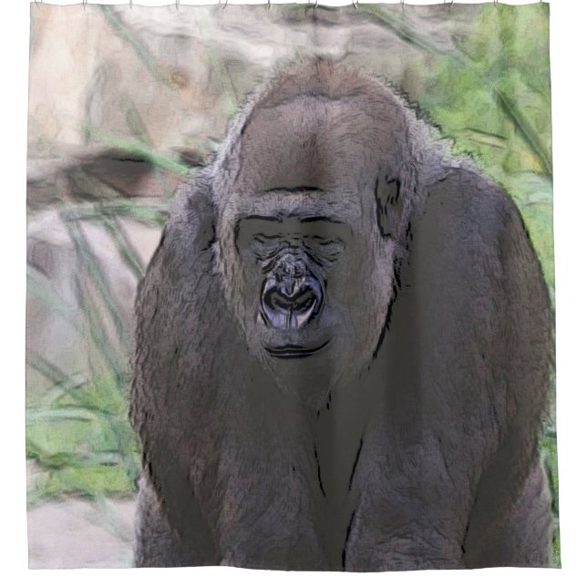 Cortina Para Box toony Gorilla (Frente)